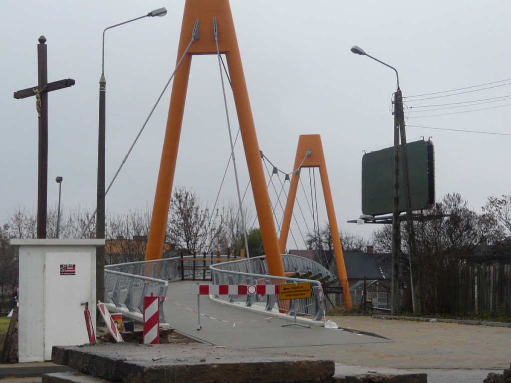 Kładka jest zamknięta
