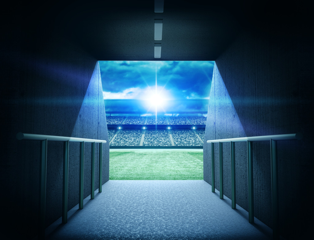 stadium tunnel