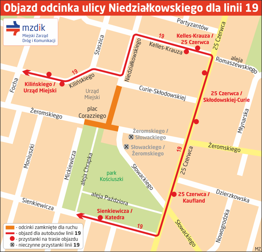 Objazd-Niedzialk-Zeromsk