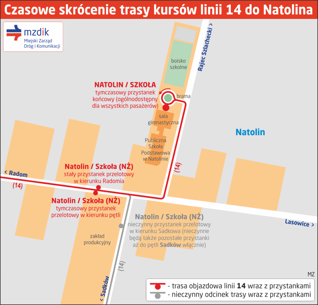 Objazd-Natolin-Szkola