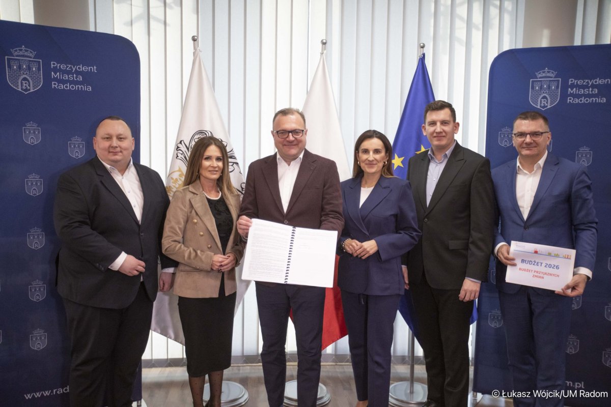 Jest gotowy projekt budżetu Radomia na 2026 r. Prezydent mówi o przyjaznych dla mieszkańców zmianach