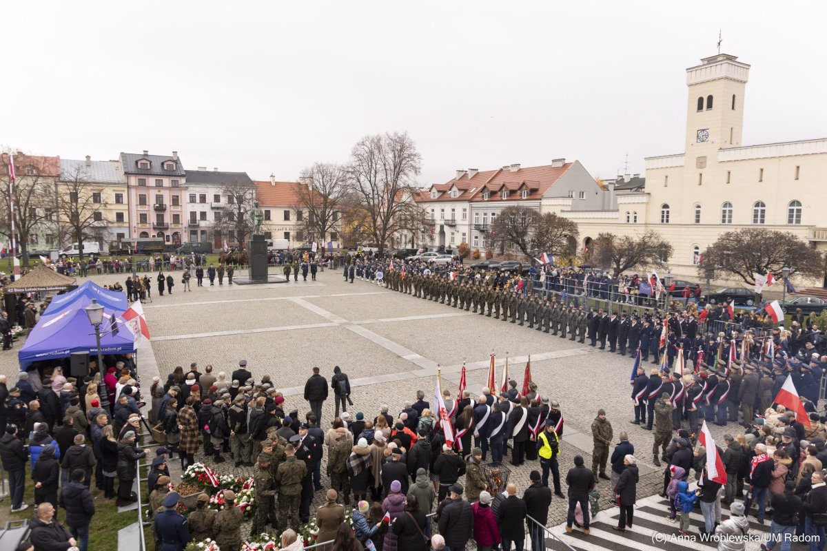 Święto Niepodległości w Radomiu. Prezydent: Duch tamtych dni powinien nas prowadzić również teraz.