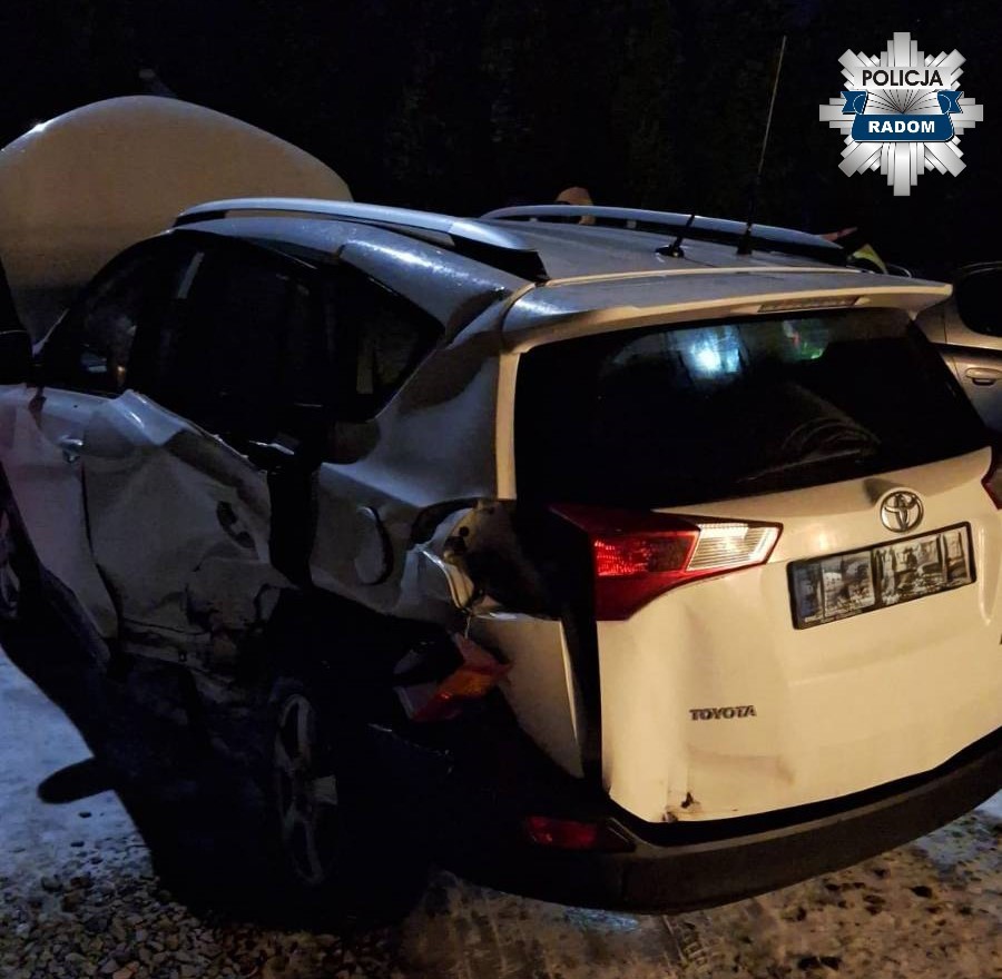 W wypadku ranne zostały cztery osoby. Aż 30 kolizji w Radomiu i powiecie w weekend