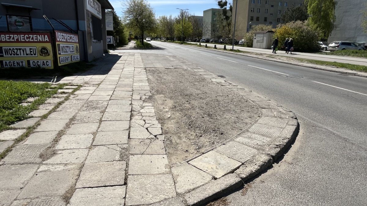 Będą nowe chodniki przy ul. Wyścigowej. Roboty rozpoczną się niebawem