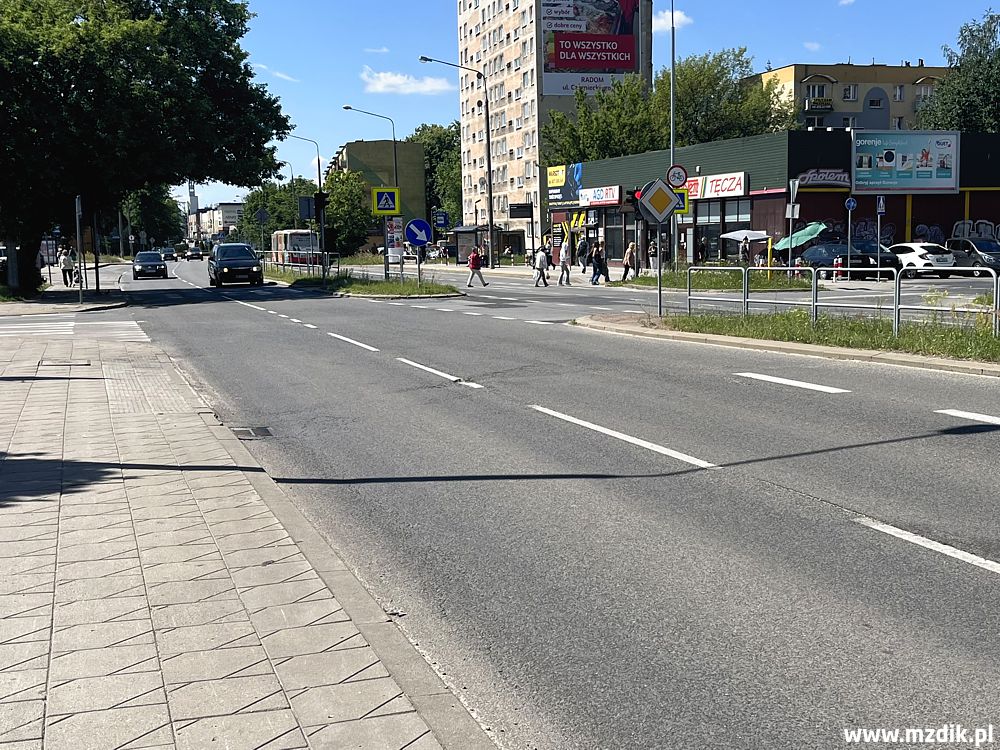 Odcinek ul. Chrobrego z nową nawierzchnią. Zamknięta będzie zachodnia jezdnia, dla autobusów wyznaczono objazdy